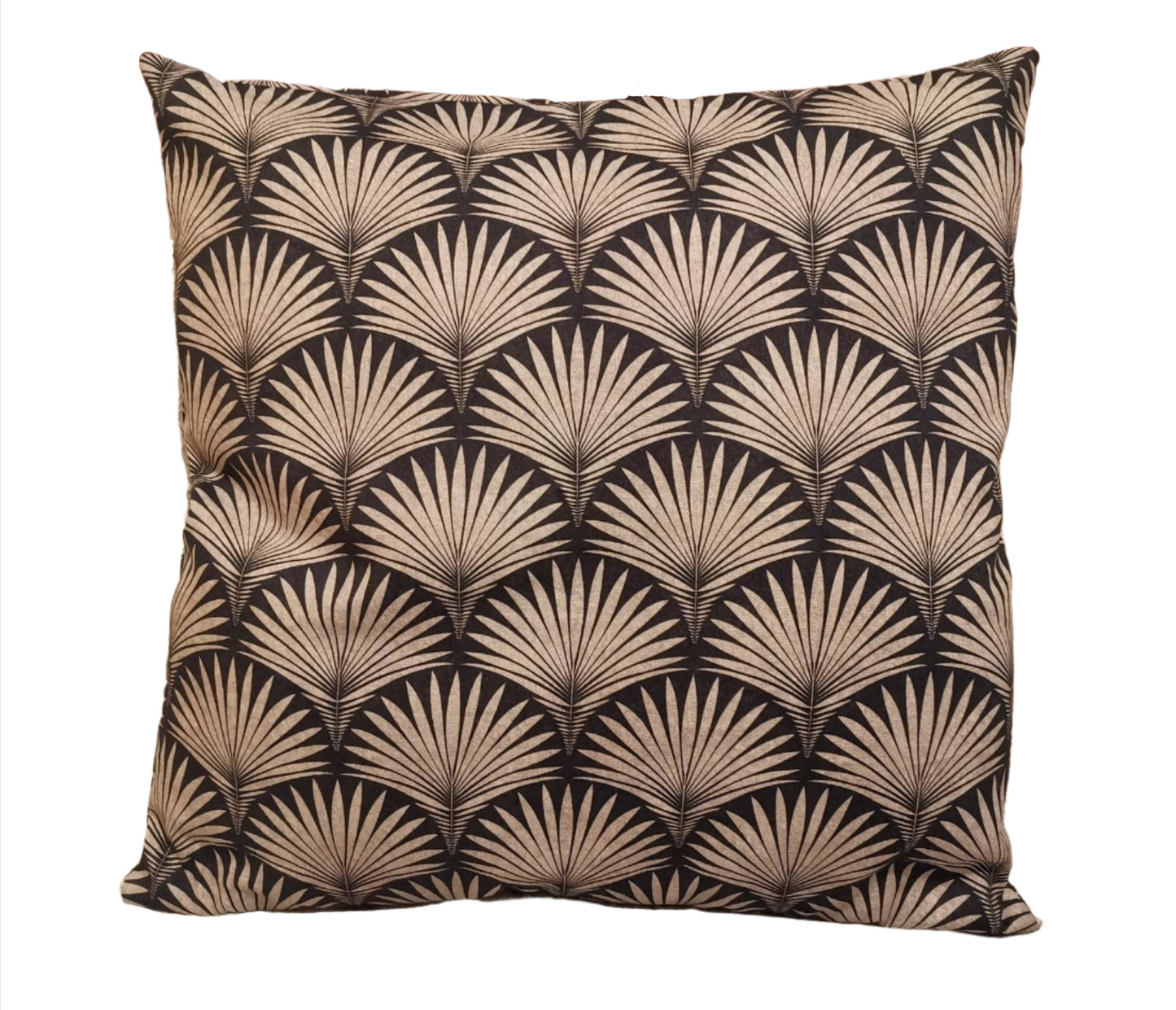 Large Art Deco Grey Cushion