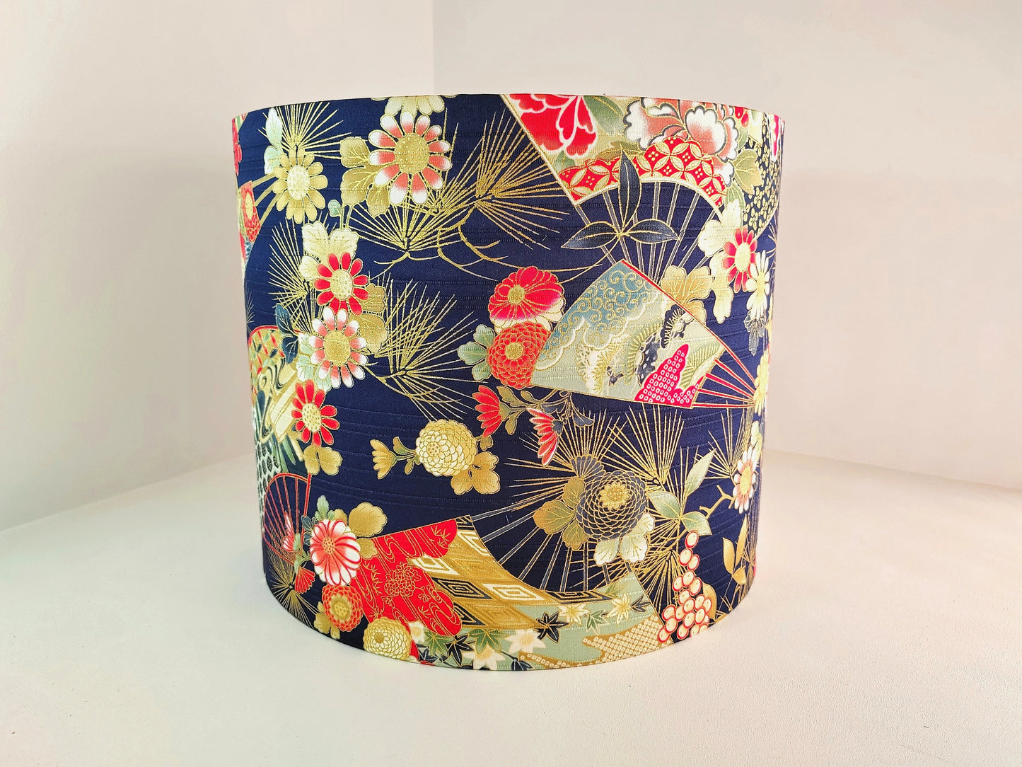 Eco Lampshade Japanese Blue Fan