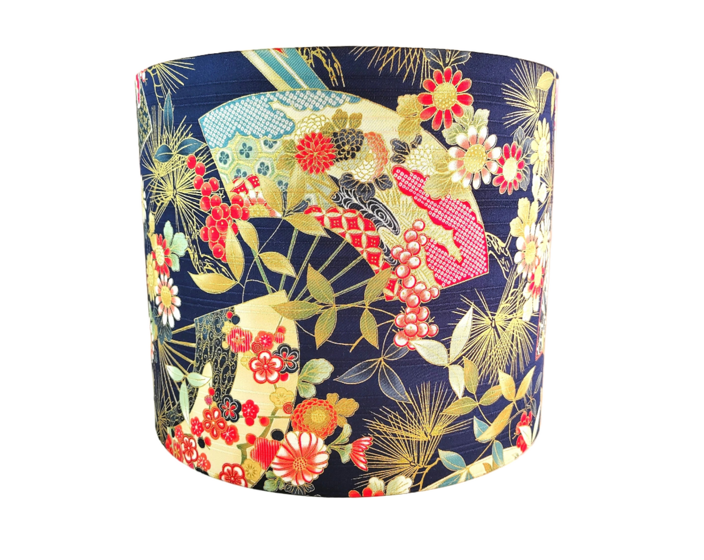 Eco Lampshade Japanese Blue Fan