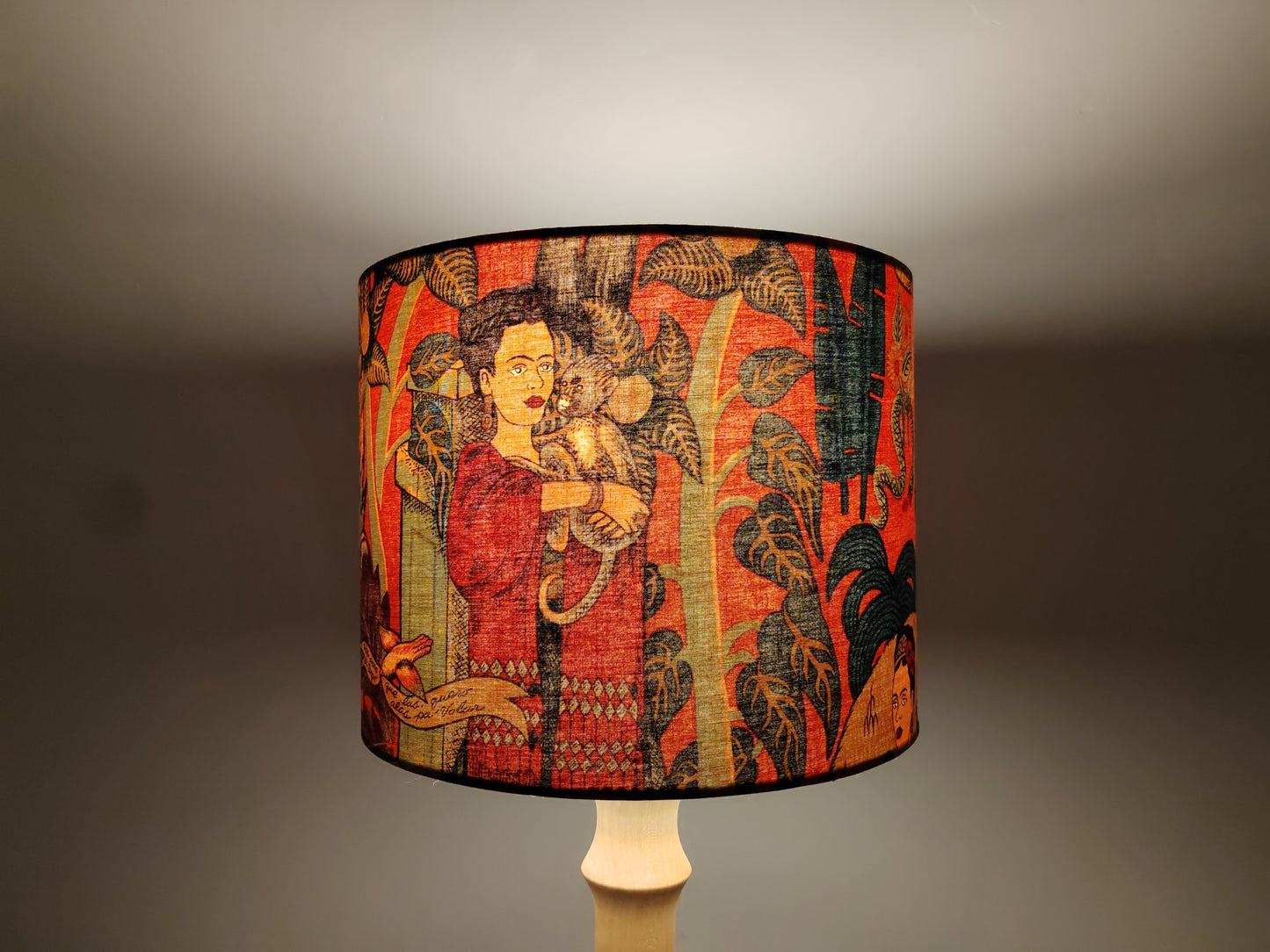 Eco Lampshade Frida Kahlo Orange