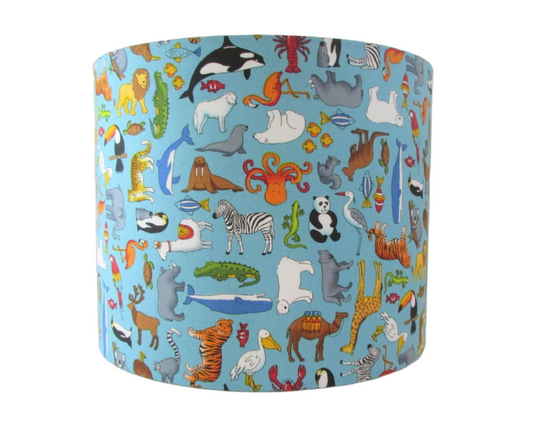 Eco Lampshade Animal World Safari