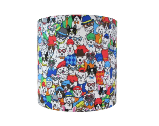 Eco Lampshade Dapper Dogs