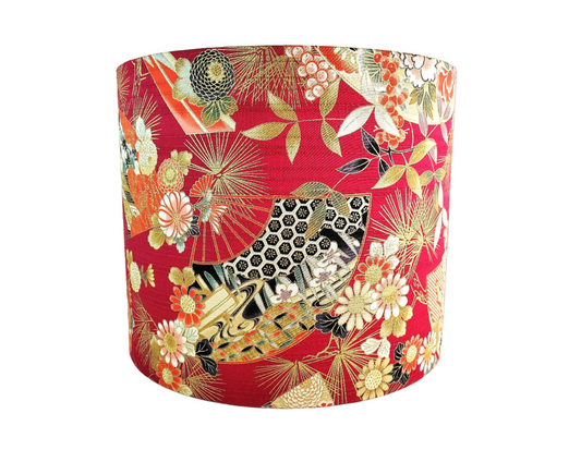 Eco Lampshade Japanese Red Fan