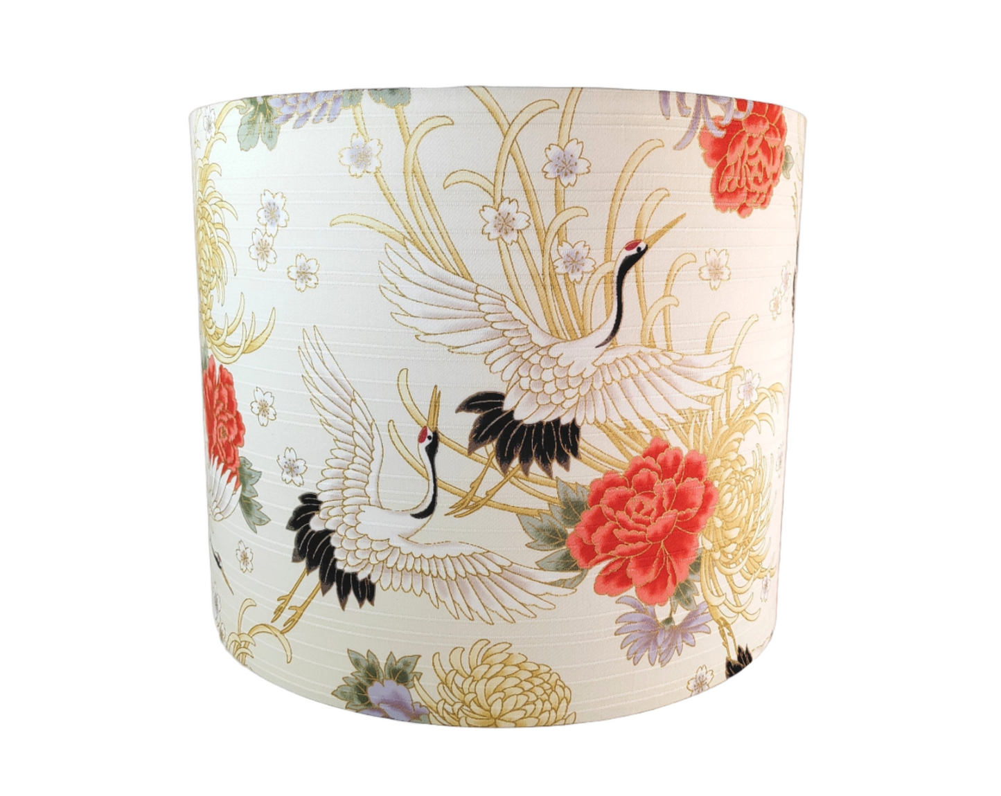 Eco Lampshade Japanese Cream Crane