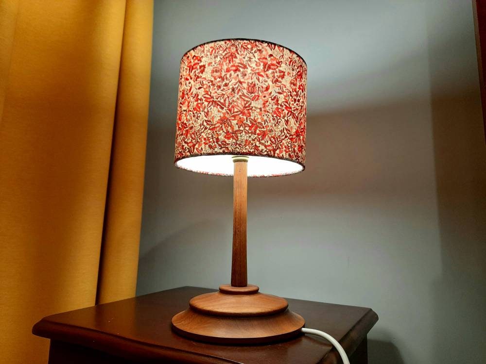 Eco Lampshade Liberty Red Flower