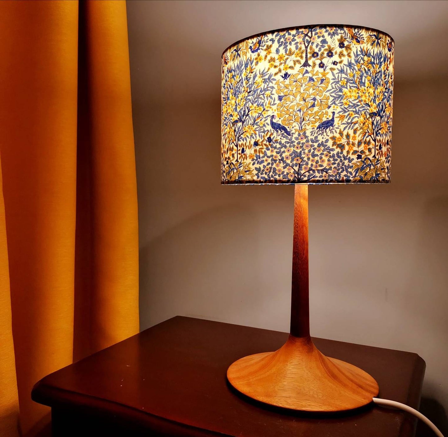 Eco Lampshade Liberty Blue Pheasant