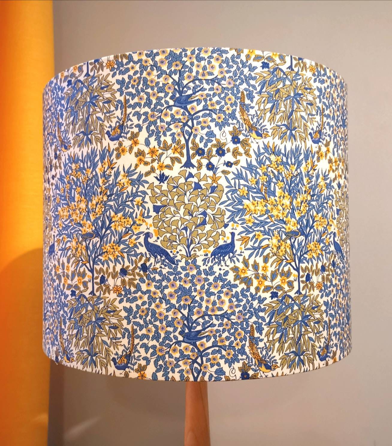 Eco Lampshade Liberty Blue Pheasant