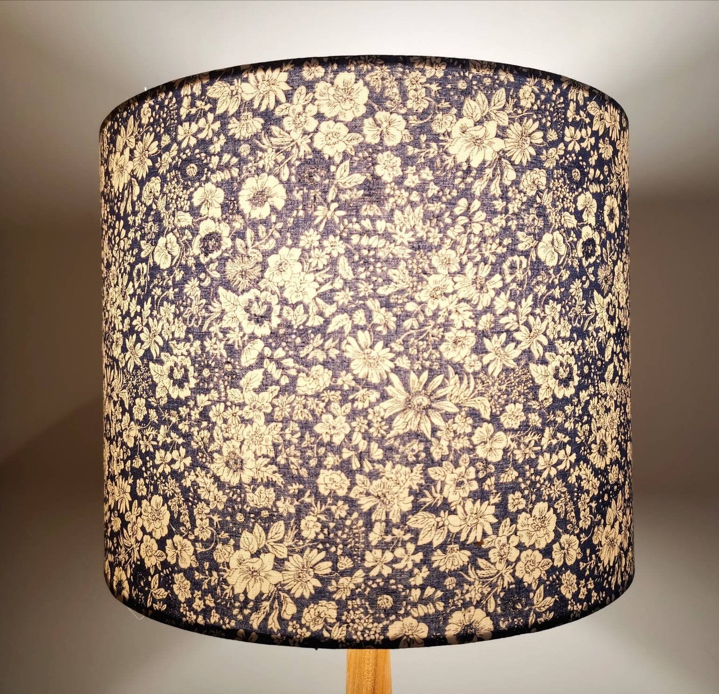 Eco Lampshade Liberty Blue Flower