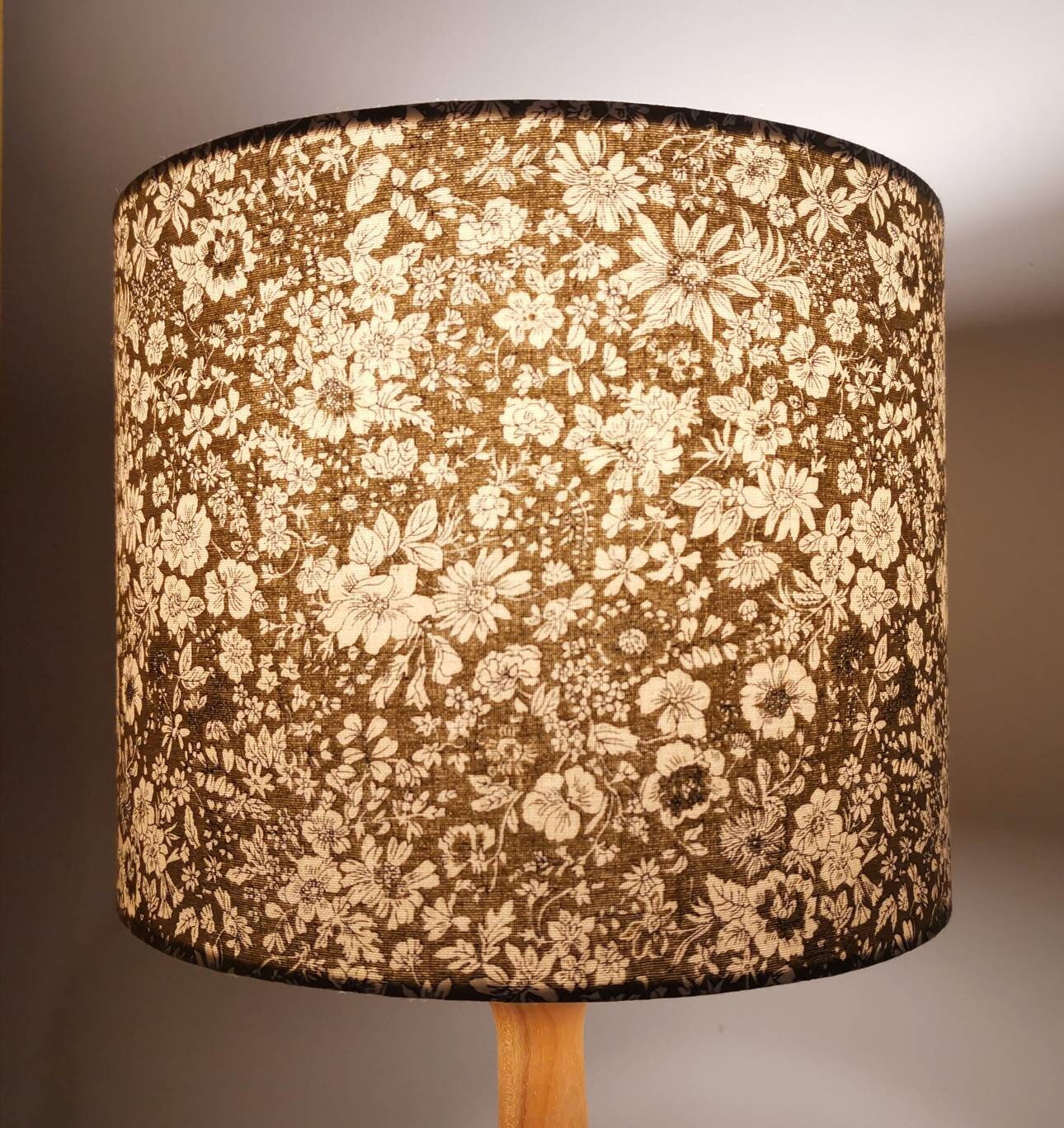 Eco Lampshade Liberty Green Flower