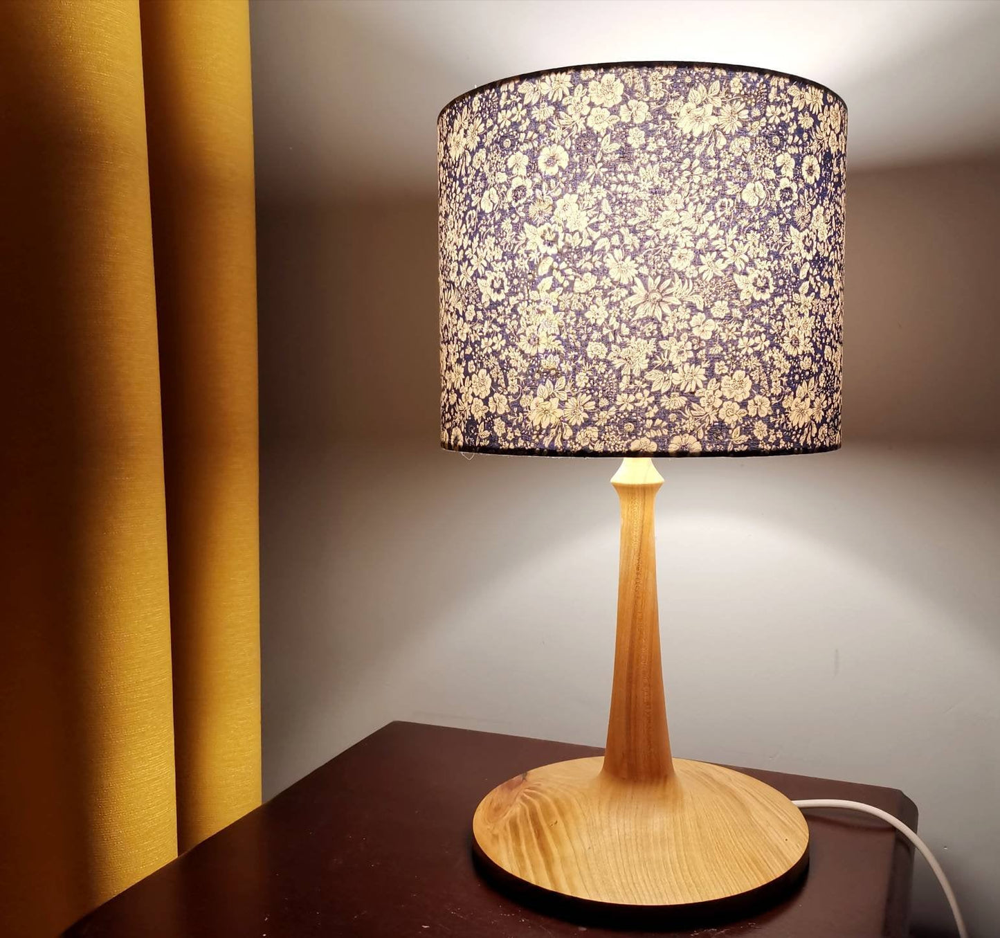 Eco Lampshade Liberty Blue Flower