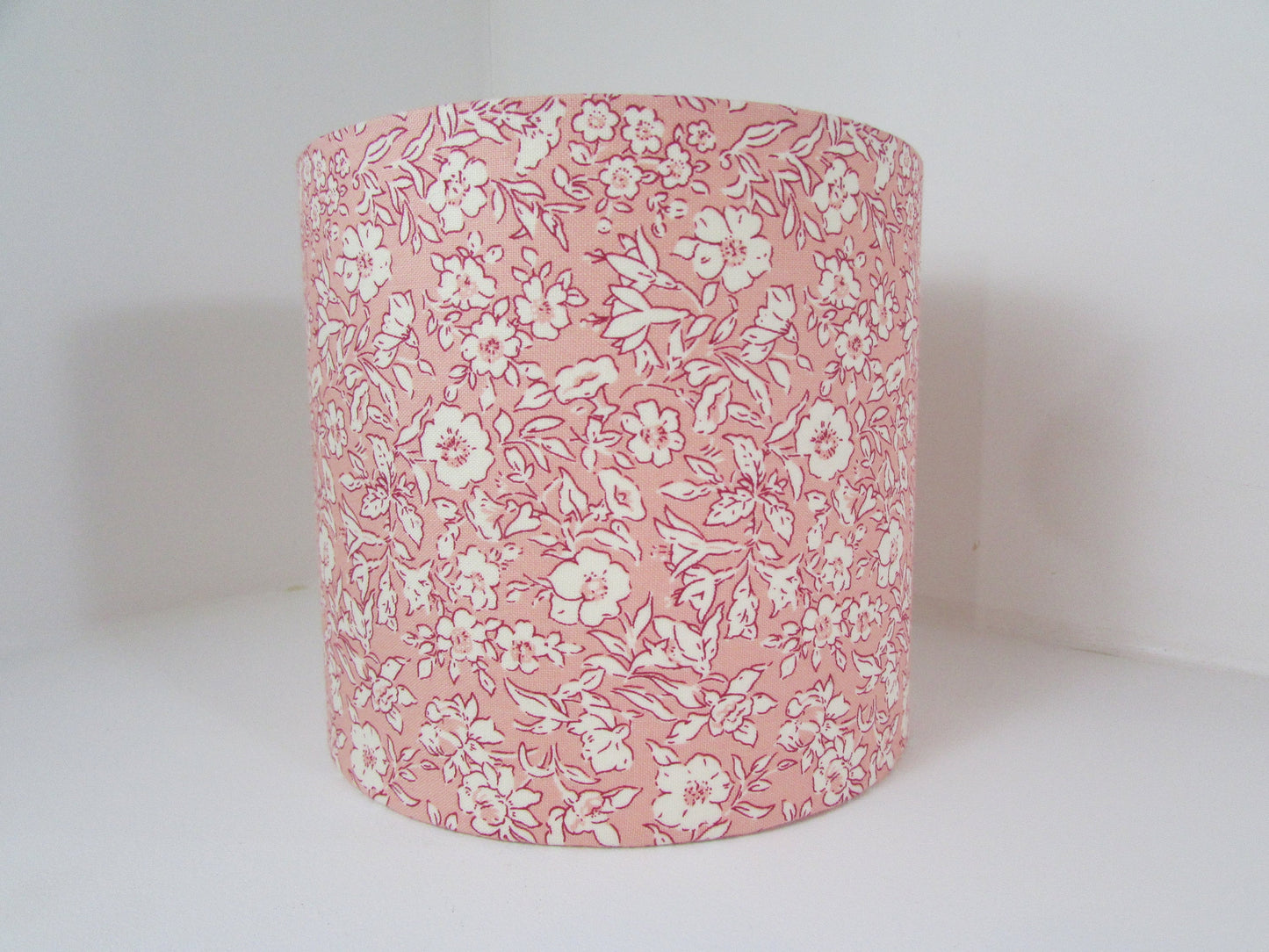 Eco Lampshade Liberty Pastel Pink Flower