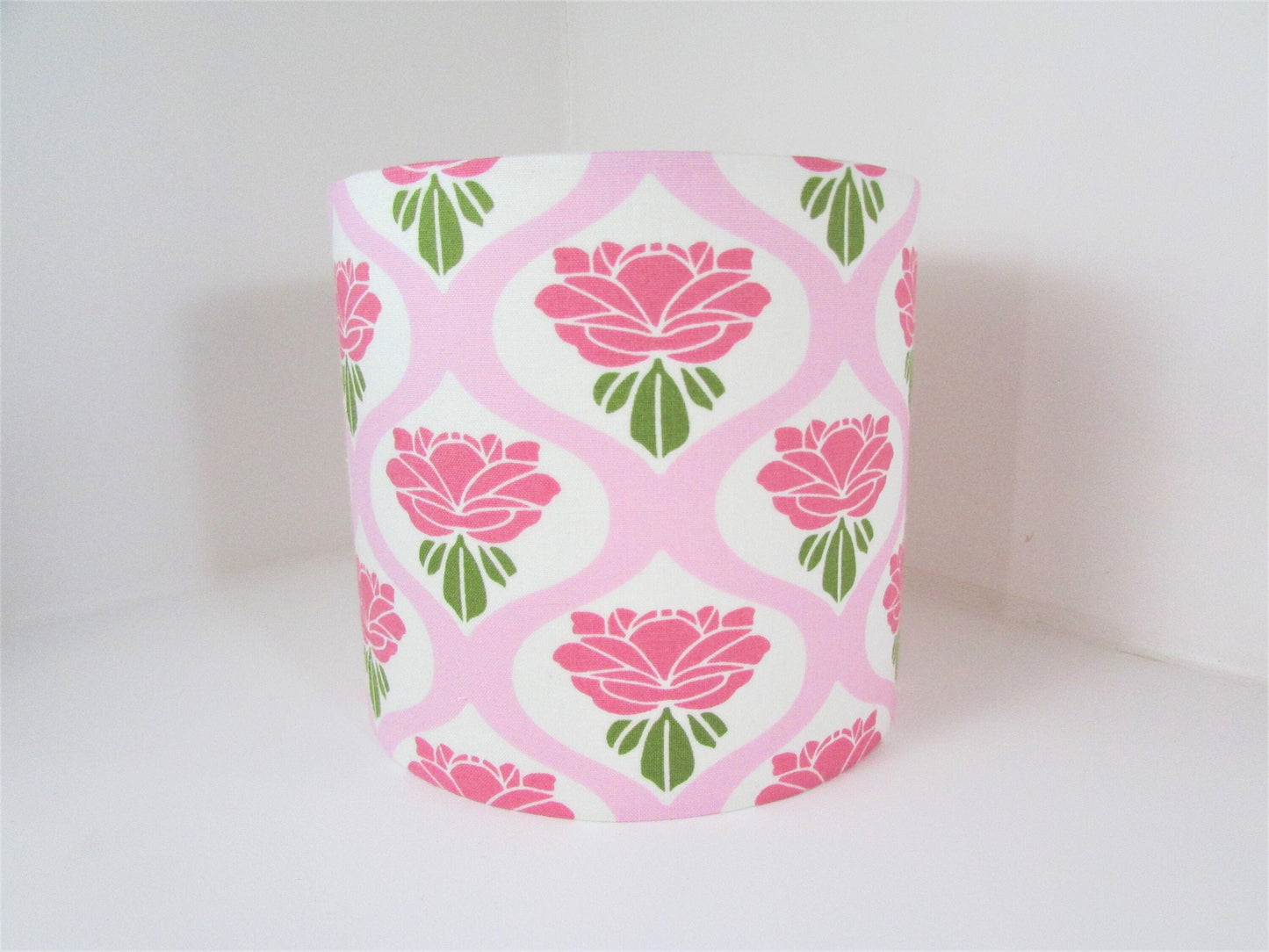 Eco Lampshade Retro Pink Rose