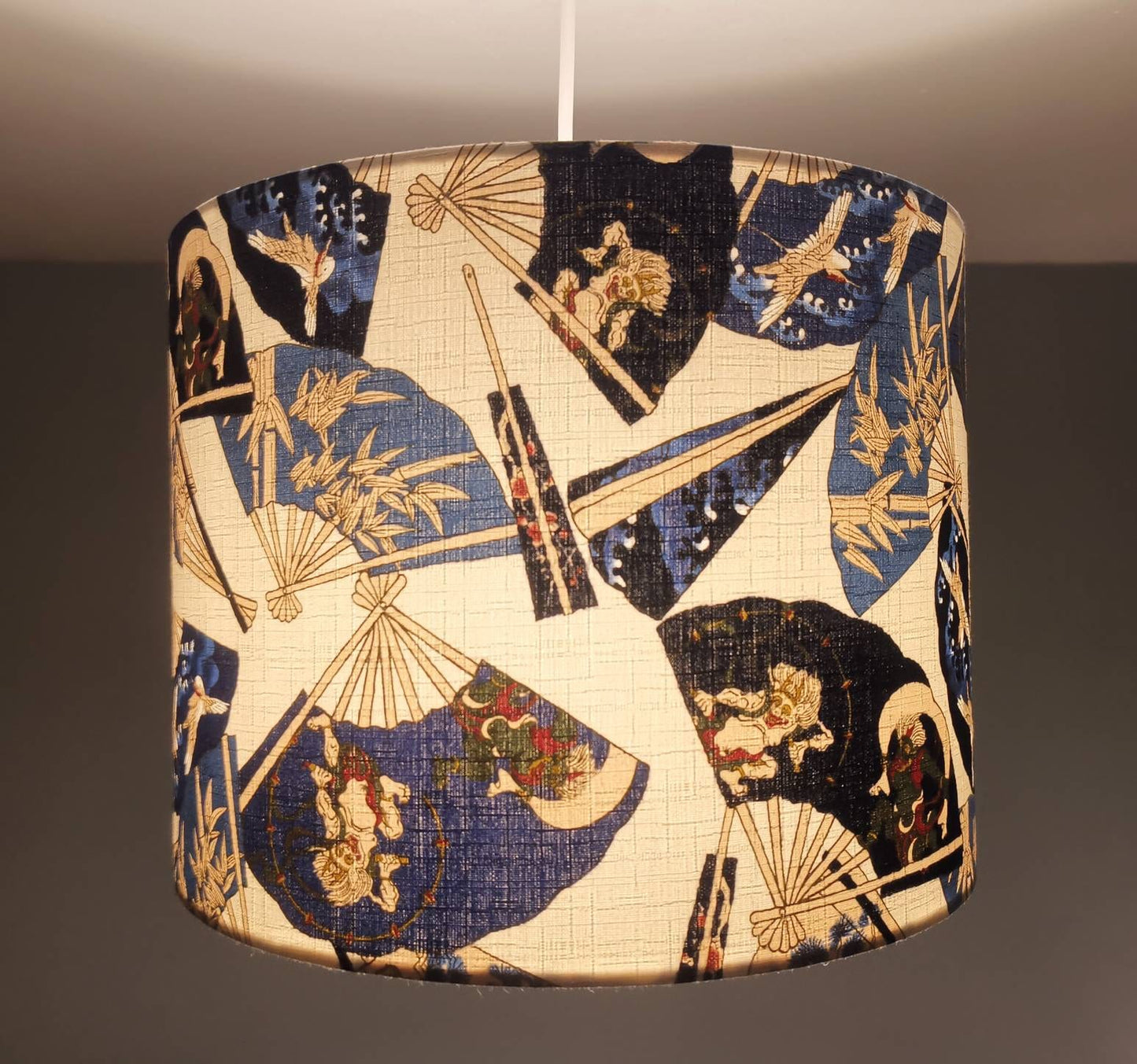 Eco Lampshade Japanese Oni Demon