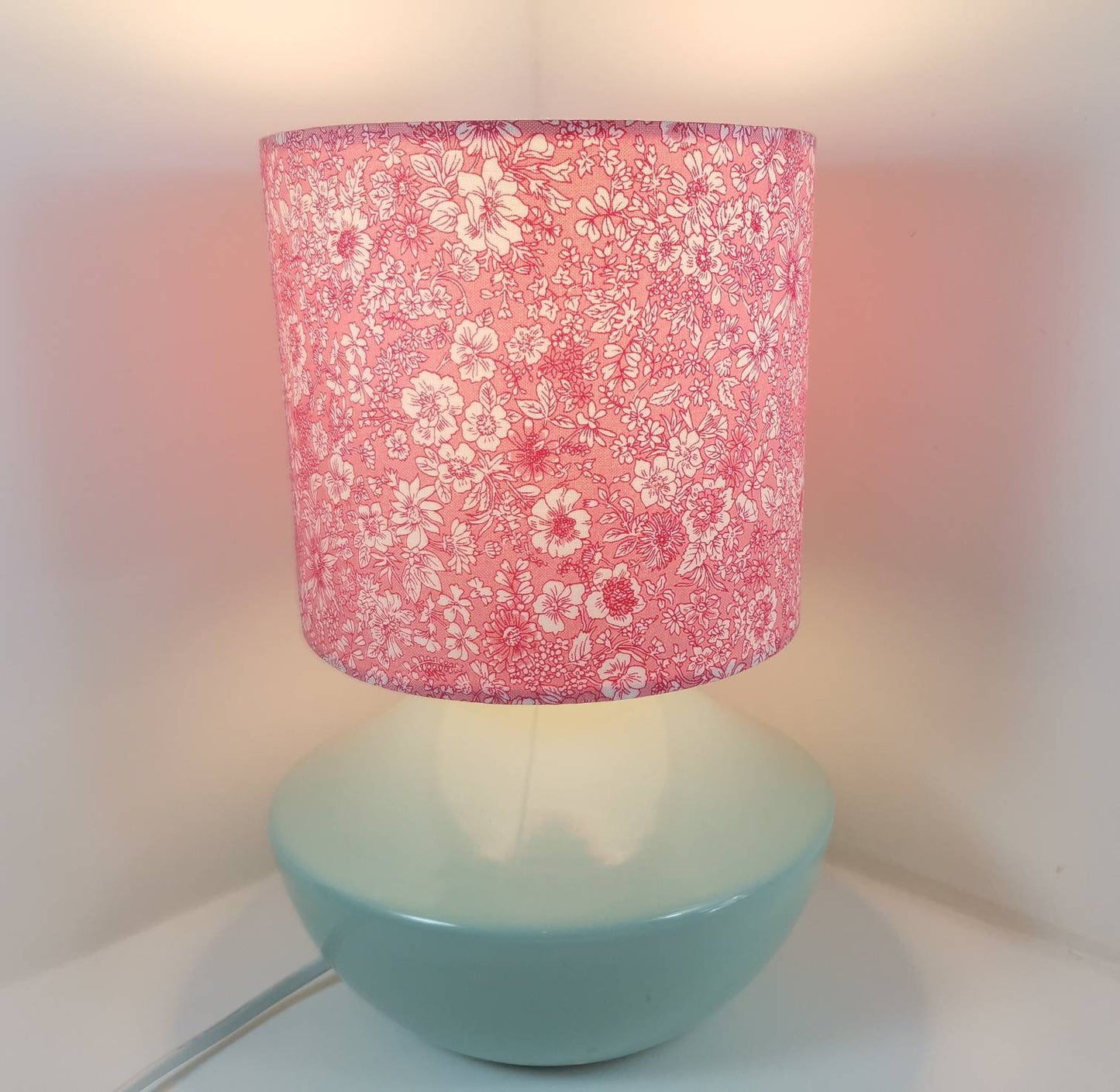 Eco Lampshade Liberty Pink Flower