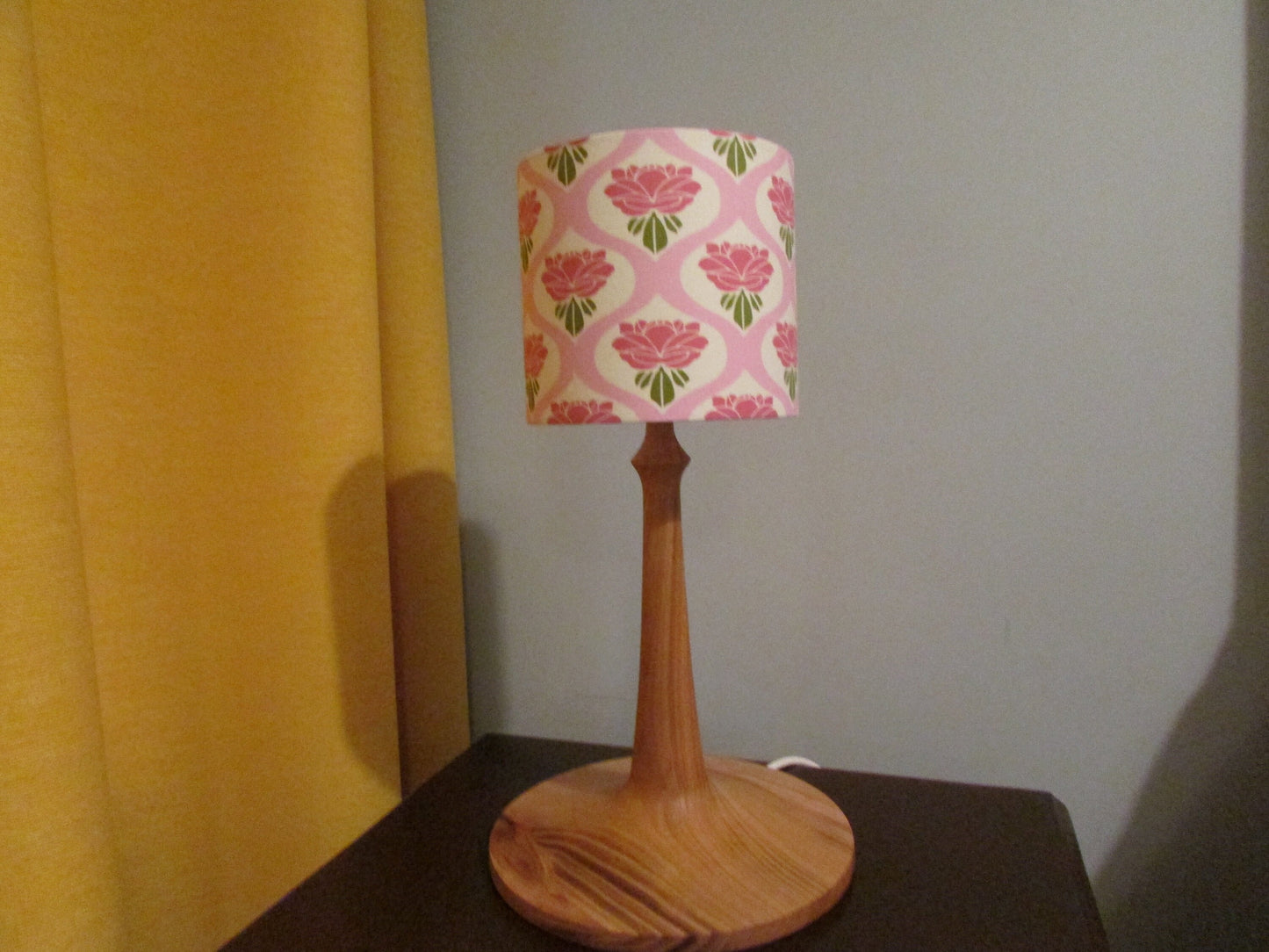 Eco Lampshade Retro Pink Rose