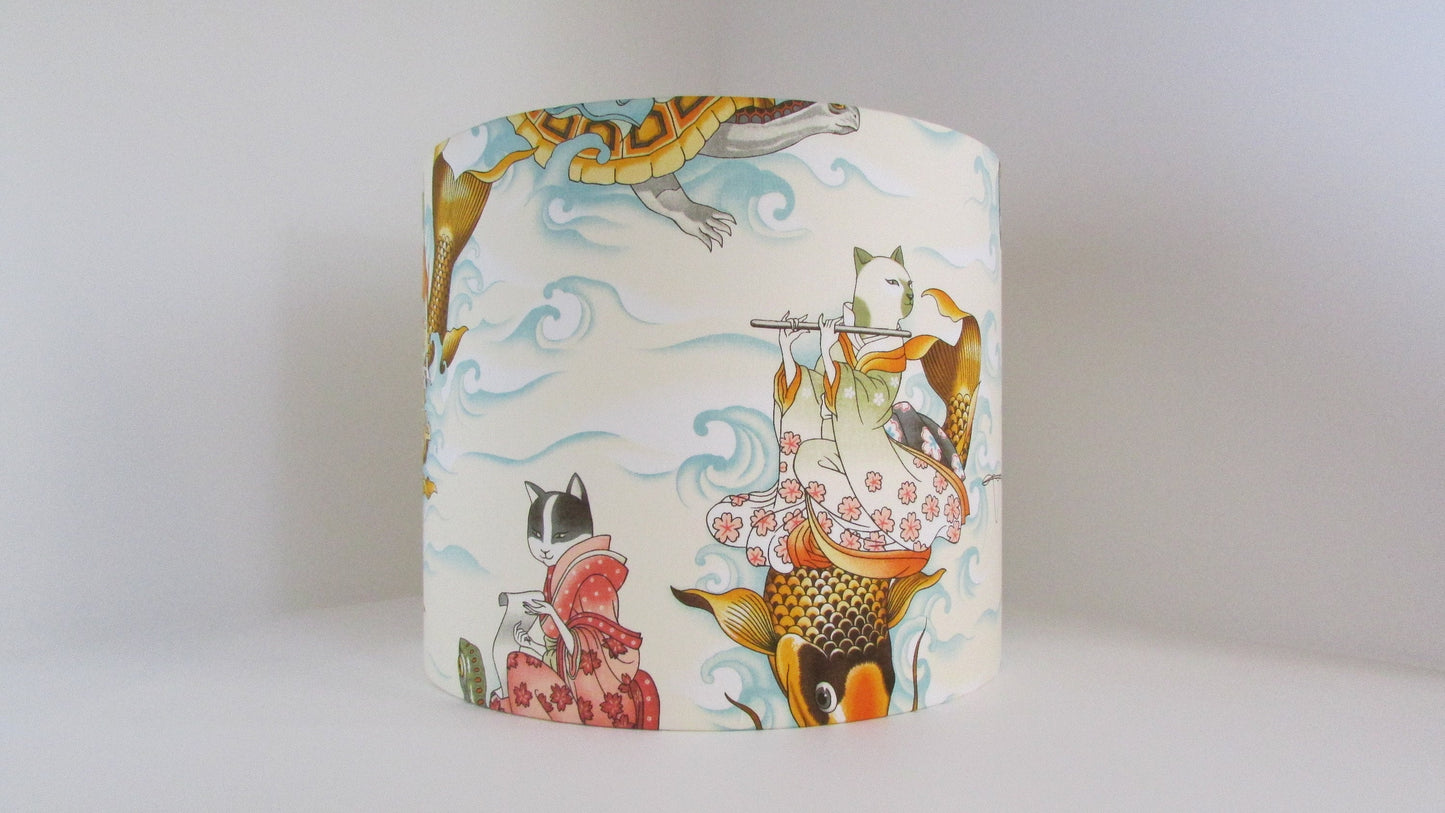 Eco Lampshade Alexander Henry Japanese Cat