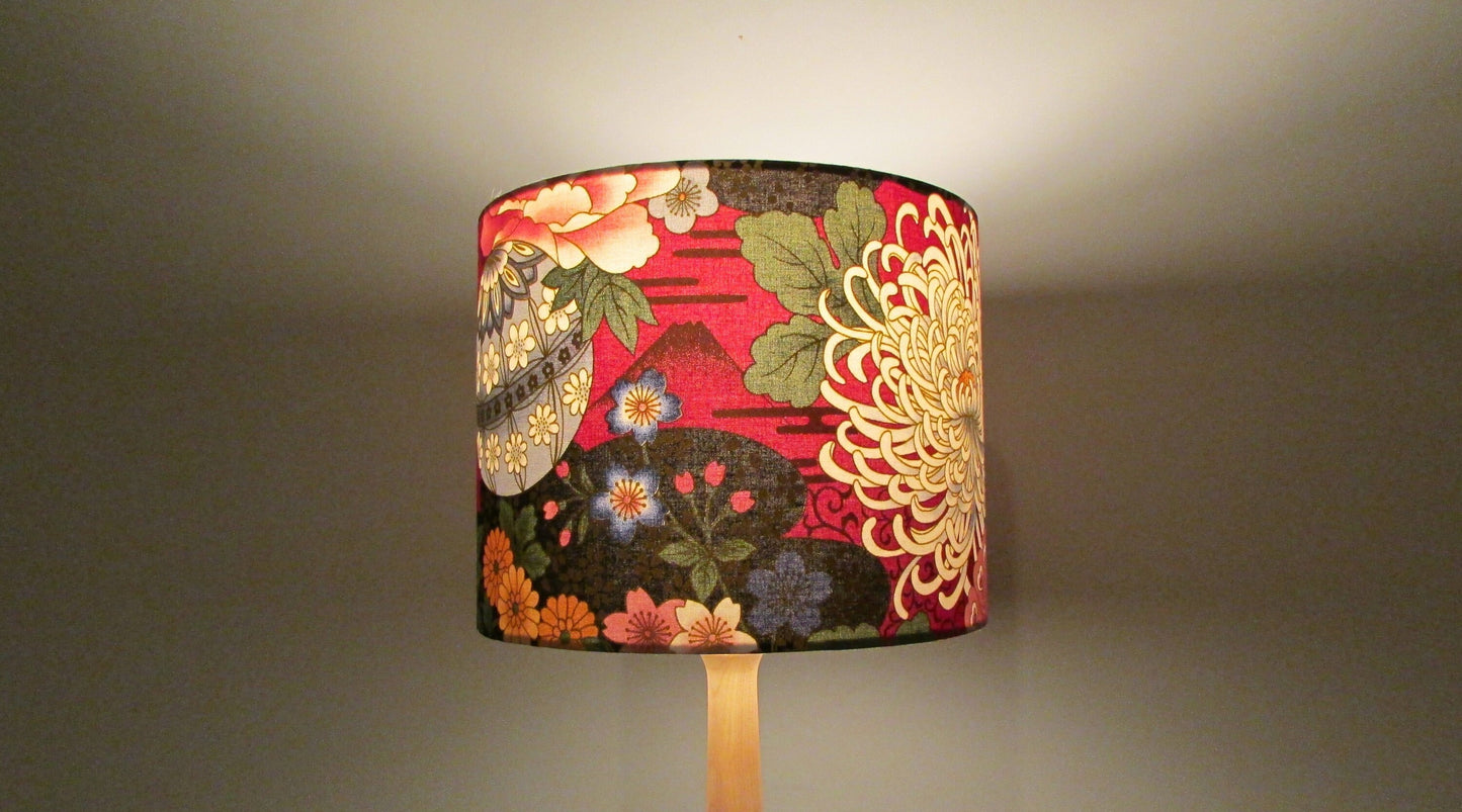 Eco Lampshade Japanese Mount Fuji Flower