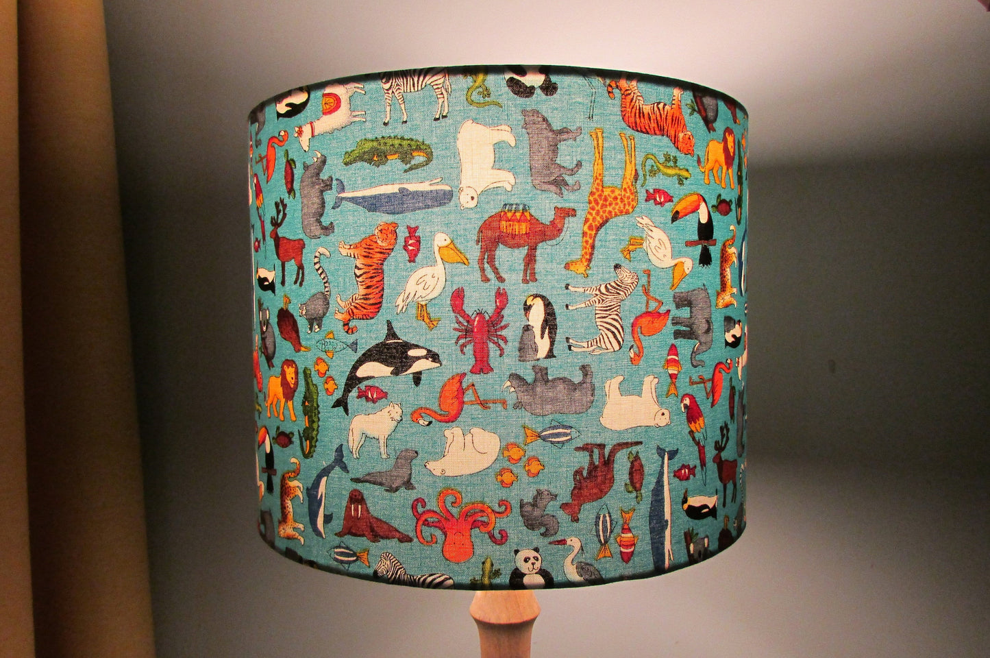 Eco Lampshade Animal World Safari