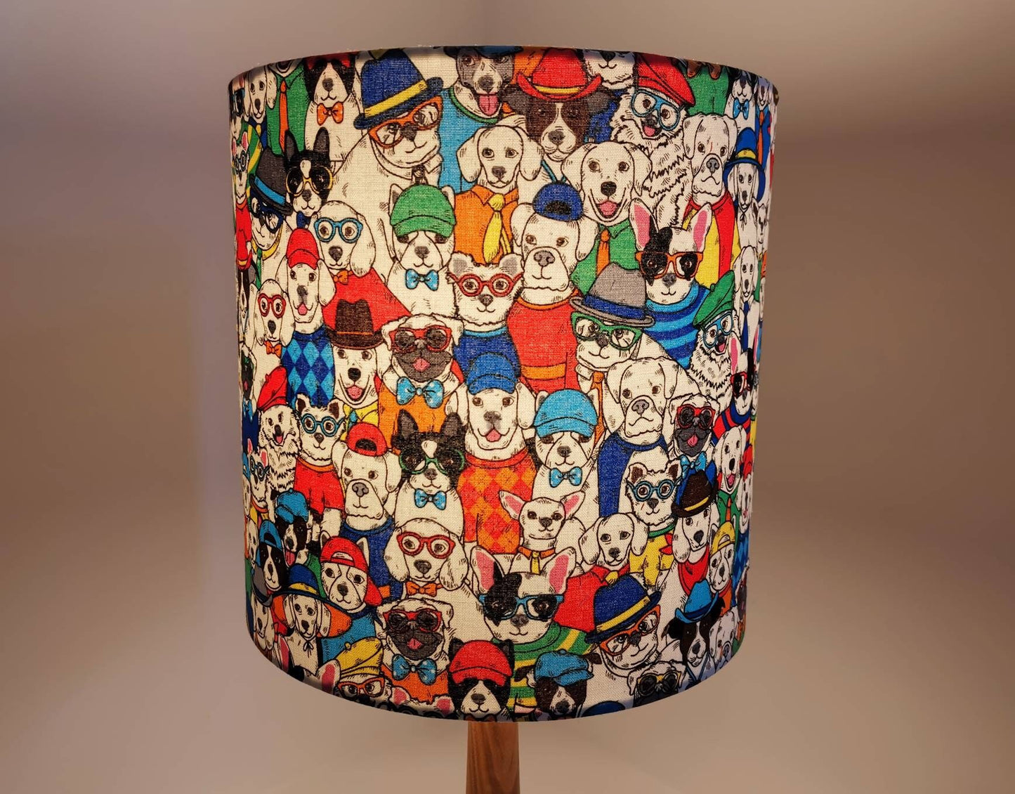 Eco Lampshade Dapper Dogs