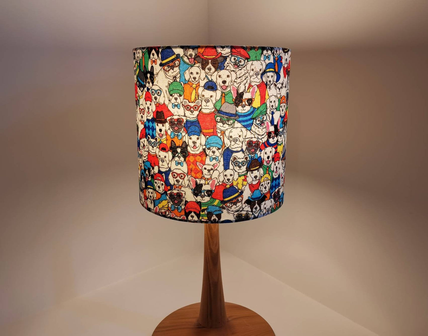 Eco Lampshade Dapper Dogs