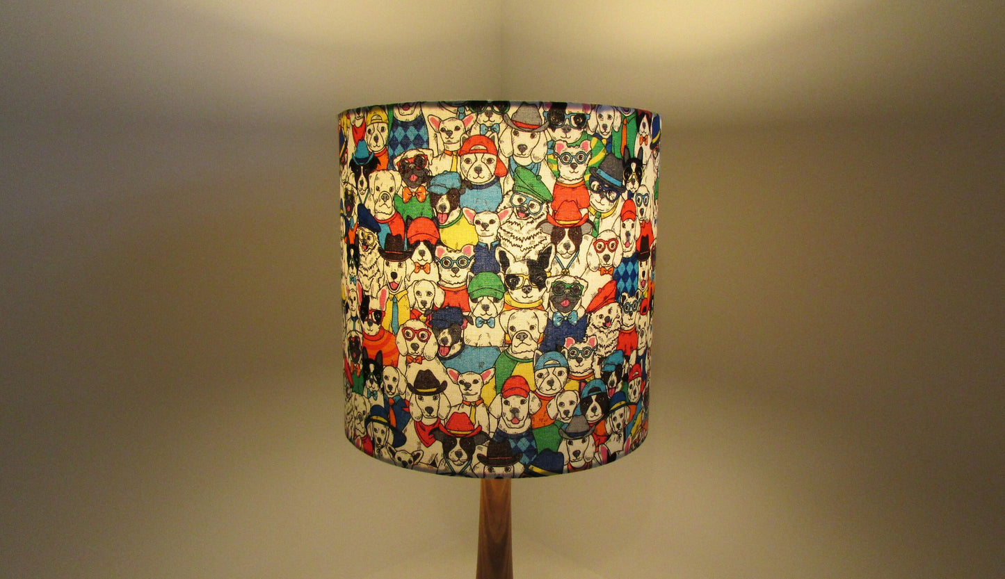 Eco Lampshade Dapper Dogs