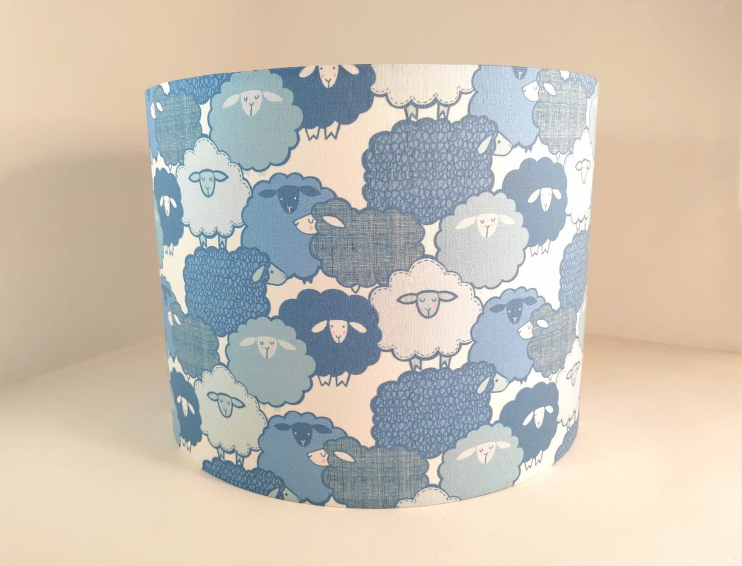 Eco Lampshade Blue Sheep