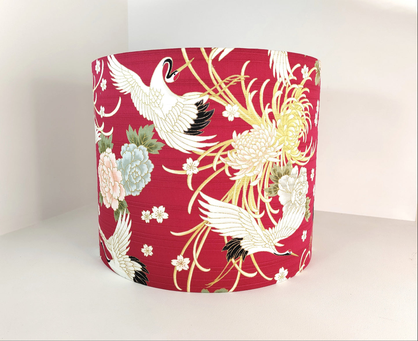 Eco Lampshade Japanese Red Crane