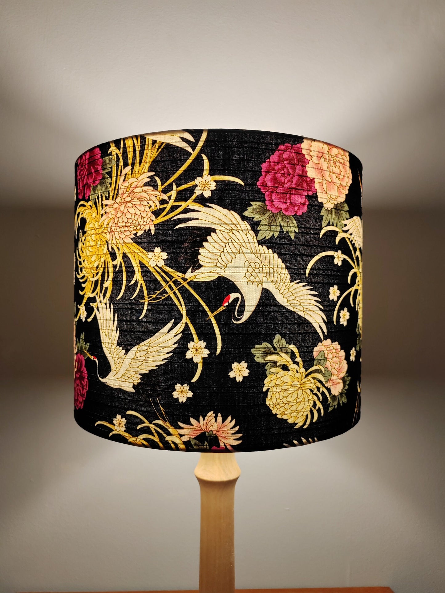 Eco Lampshade Japanese Blue Crane