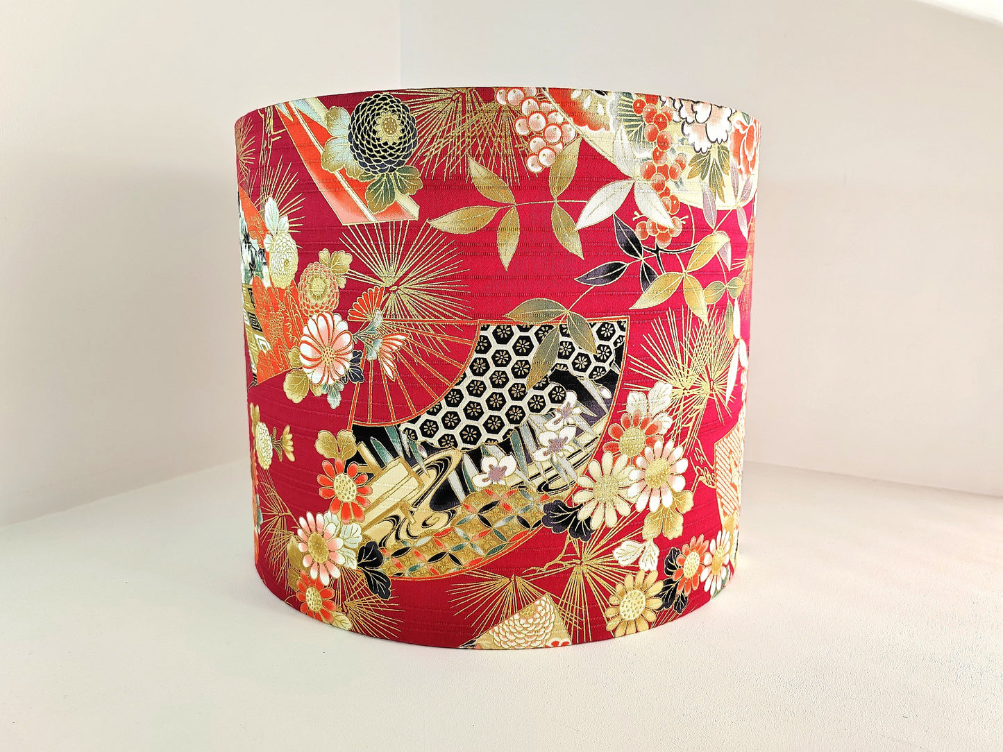 Eco Lampshade Japanese Red Fan