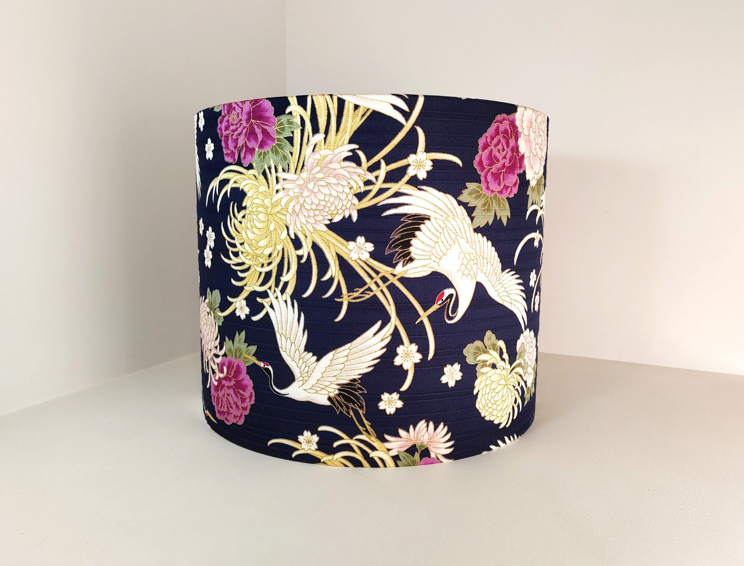 Eco Lampshade Japanese Blue Crane