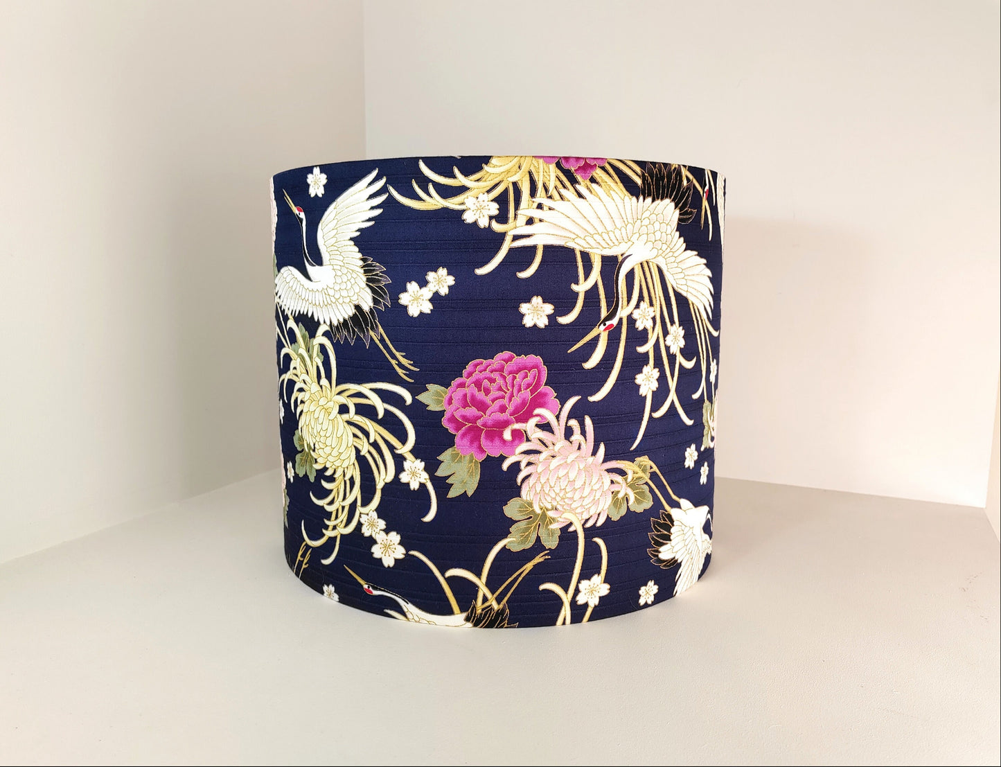 Eco Lampshade Japanese Blue Crane