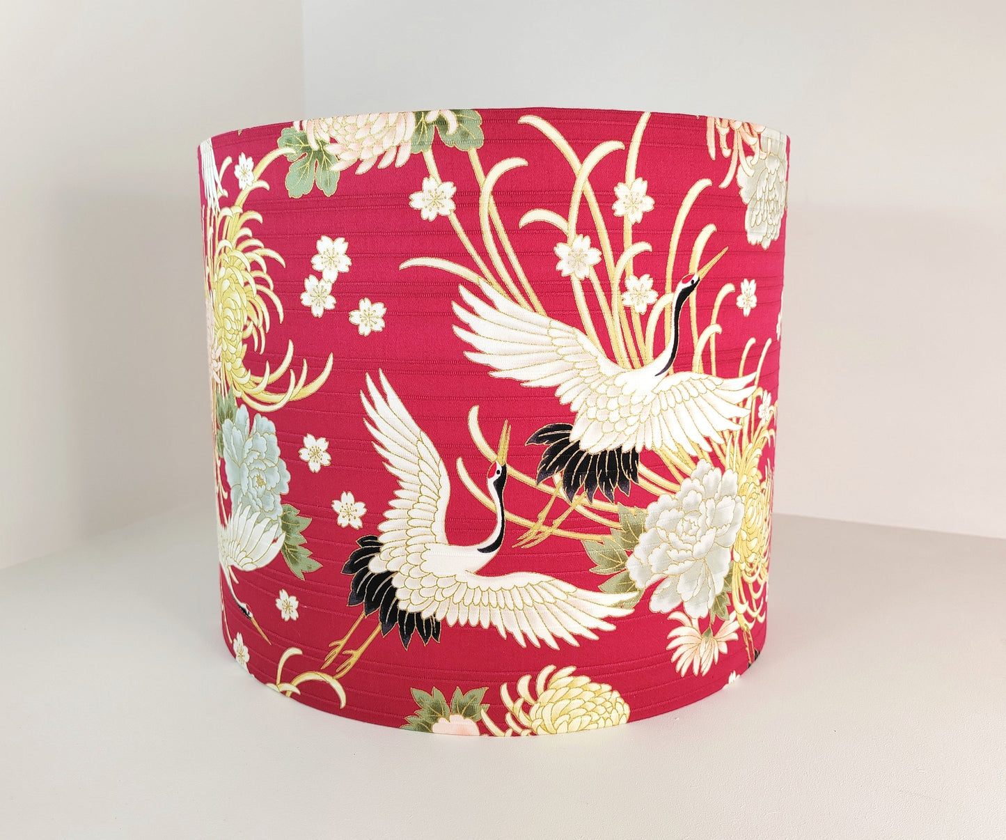 Eco Lampshade Japanese Red Crane