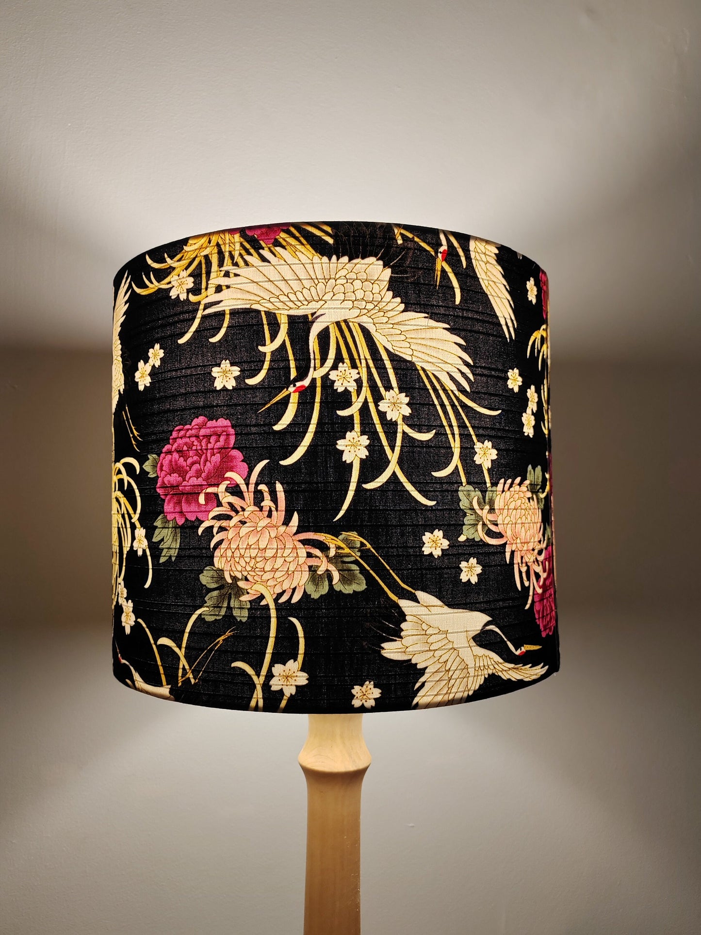 Eco Lampshade Japanese Blue Crane