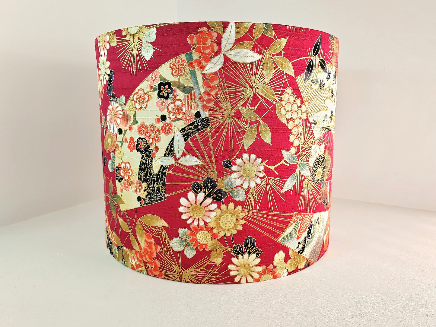 Eco Lampshade Japanese Red Fan