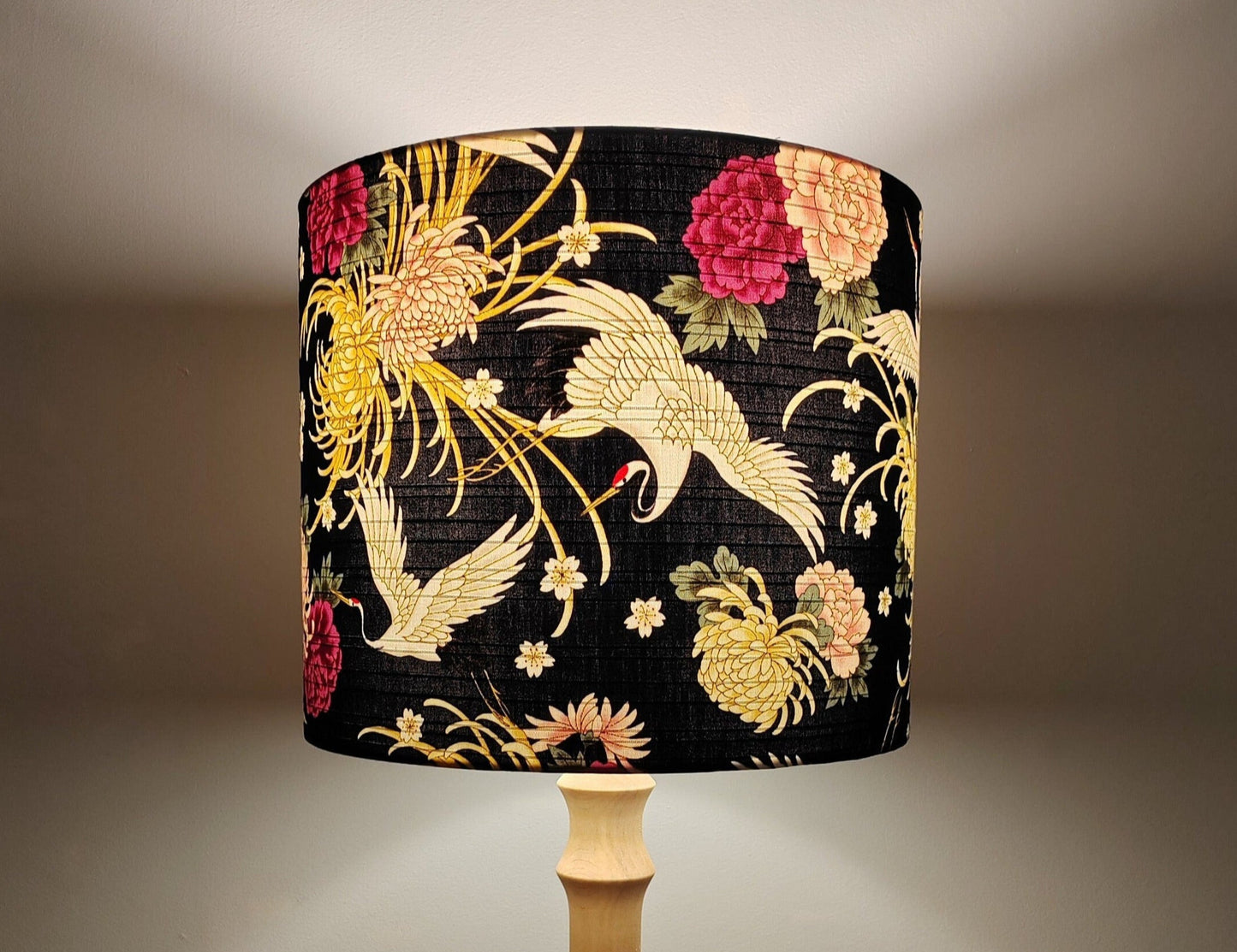 Eco Lampshade Japanese Blue Crane